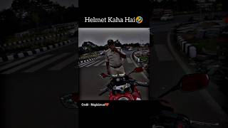 Helmet Kaha Hai🤣  For More Videos Subscribe My YouTube Channel shorts ytshorts viralvideo [upl. by Dorette]