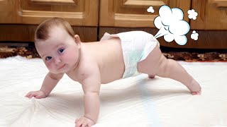 Funny Baby Fart Moments That Will Make You Laugh  Funny Baby Videos [upl. by Phyllys]