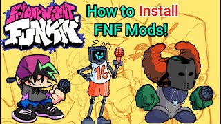 How To Install FNF Mods Hex Tricky Shaggy etc [upl. by Corell]