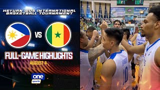 Philippines vs Senegal highlights  2023 Heyuan WUS International Basketball  Aug 4 2023 [upl. by Jovita176]