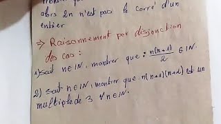 Algèbre 1 s1 MIP Raisonnement par disjonction [upl. by Assej]