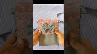 DIY Zippered Crossbody Bag DIY multiple pockets Sling Bag  shorts youtubeshorts sewingtutorial [upl. by Ffoeg]