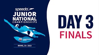 Day 3 Finals  2023 Speedo Junior National Championships [upl. by Bronnie]