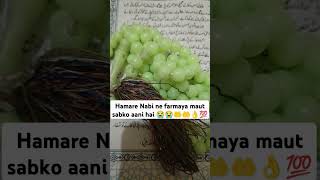 Hamare Nabi ne farmaya mahotsav ko aani haishortviralduatrendingIslamic voice😭😭🤲🤲👌💯 [upl. by Petronilla]