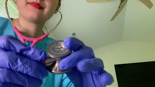 ASMR Full Physical Examination and Ultrasound Home Visit Soft Spoken [upl. by Analla138]