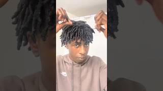 Finger coils haircare hairstyle curlyhair curlyhairstyles shorts shortsvideo shortsfeed [upl. by Ahsille503]