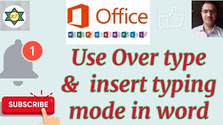 Switching between Insert and Overtype Mode in Microsoft Word [upl. by Aneerb]