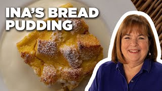 Barefoot Contessas Vanilla Brioche Bread Pudding  Cook Like a Pro  Food Network [upl. by Hanny368]