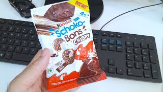 New Kinder SchokoBons Crispy Chocolate [upl. by Calista]