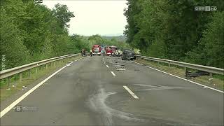 ORF  Burgenland heute  Tödlicher Verkehrsunfall bei Oberwart 04082024 [upl. by Enela]