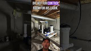 Alaskan DIYers GENIUS Hot Tub Hack Minimalist Control Room That Works 🧠❄️ [upl. by Demb]