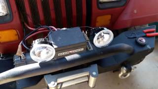 Jeep Fog Lights  Driving Lamps  Optilux 1300 by Hella [upl. by Saduj830]