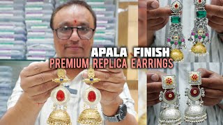 Latest Apala Premium EarringsJhumkasWholesale of Womens FashionImitation Jewellery in Kolkata [upl. by Esom]