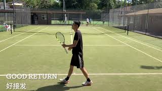 07102024 Practice vs Will 1st set Highlights tennis australia sydney tennistraining workout [upl. by Aiduan]