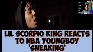 Lil Scorpio King Reacts to NBA YoungBoy Sneaking [upl. by Esau826]