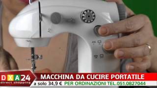 Macchina da Cucire Portatile DXA24 [upl. by Lednyc]