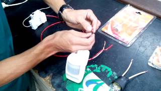 Como Instalar Sensor de Presença [upl. by Merriman]