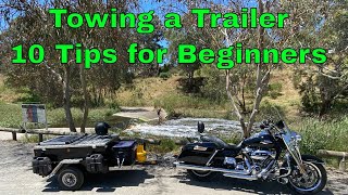 Towing a Motorcycle Trailer 10 Tips for a Beginner [upl. by Chipman615]