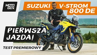 Suzuki VStrom 800 DE  nowy w rodzinie TEST PREMIEROWY PIERWSZE WRAŻENIA Z JAZDY [upl. by Griz136]