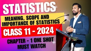 Meaning Scope and Importance of Statistics  Chapter 1  Introduction  Class 11  One Shot [upl. by Remo575]