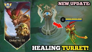 HEALING TURRET‼️ NEW UPDATE ADVANCED SERVER MLBB🔥 [upl. by Meekar476]