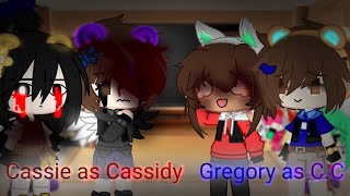 Security Breach reagindo a Cassie as Cassidy e Gregory as CC [upl. by Bobette]