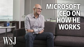 Microsoft CEO Satya Nadella How I Work  WSJ [upl. by Badger285]