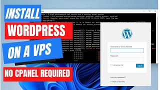 How to Install WordPress on a VPS Server [upl. by Namsaj147]