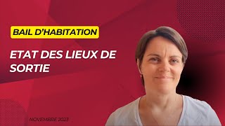 Etat des lieux de sortie en bail dhabitation [upl. by Sidnak]