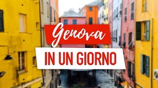 VISITARE GENOVA IN UN GIORNO Le 10 Cose da Vedere a Piedi in Un Giorno [upl. by Lynnet490]