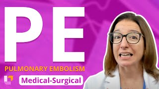 Pulmonary Embolism PE  MedicalSurgical  Respiratory System  LevelUpRN [upl. by Nywde]