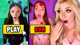 DO NOT Play This Haunted TikTok Game its CURSED scary [upl. by Pascia]