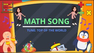 I LOVE MATH SONG FOR KINDERGARTEN [upl. by Ellehsim]