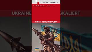 UkraineKonflikt eskaliert Daily News 15092024 [upl. by Towers]