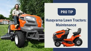 Husqvarna Lawn Tractors Maintenance [upl. by Margi562]