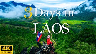 How to Spend 3 Days in LAOS  Travel Itinerary [upl. by Dailey]