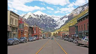 Beautiful Colorado mountains waterfalls and towns Silverton Telluride and Durango [upl. by Janette]