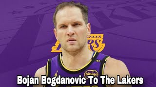 Lakers Could Target Nets 394 Sharpshooter Bojan Bogdanovic Amid Trade Rumors [upl. by Adnovahs]