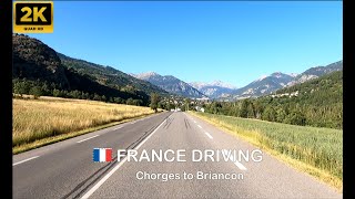 17 Scenic 2K 🇫🇷 France to 🇮🇹 Italy driving  part 1 Chorges to Briançon along the Durance River [upl. by Sirac]