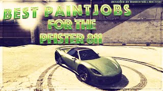 GTA ONLINE  Best Paint Jobs For The New Pfister 811 GTA 5 Paint Jobs [upl. by Kippie]