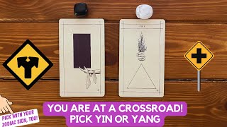 You Are at a Crossroad Pick Yin or Yang  Timeless Reading [upl. by Phail]