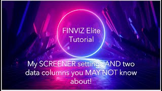 The SECRET in FINVIZ you may not understand [upl. by Aldo]