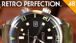 Spinnaker Bradner Automatic Compressor Dive Watch Review  New Version 2  Strap Options  Lume [upl. by Rahm]