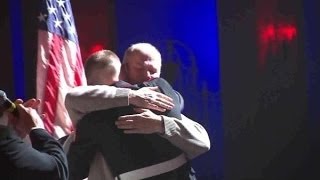 Soldier Surprises Father for Christmas After Serving Overseas for 2 Years [upl. by Eillek]