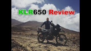 KLR650 Review Watch BEFORE Buying Full Feature [upl. by Benoite760]