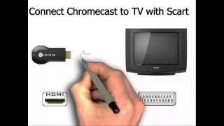 how to connect chromecast using scart adapter [upl. by Cantu]