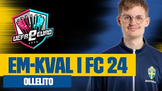 EMkval Dag 12 Sverige Ollelito FC24 eEURO2024 [upl. by Eniretak995]