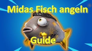 Fortnite Midas Zappler  Flopper  Fish  Fisch fangen  easy Guide  Season 4 14 [upl. by Ayanad]