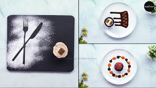 Fancy Plating Hacks  DIY Dessert and Plate Decoration Hacks  How to Plate like a Chef shorts [upl. by Bevash]