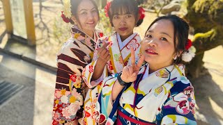 Vlog12❤️Exploring Japanese national costumekimono👘Dazaifu TenmanguShinto Shrine⛩️🙏🏻 [upl. by Marcy502]